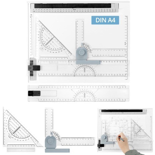 Din zeichenbrett set - a4,