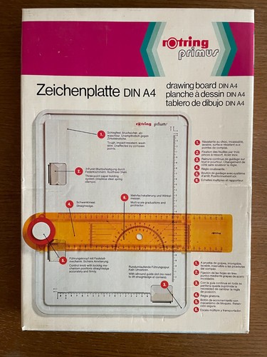 Rotring primus zeichenplatte - primus, /