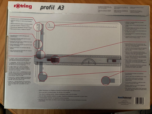 Rotring profil zeichenbrett - a3,